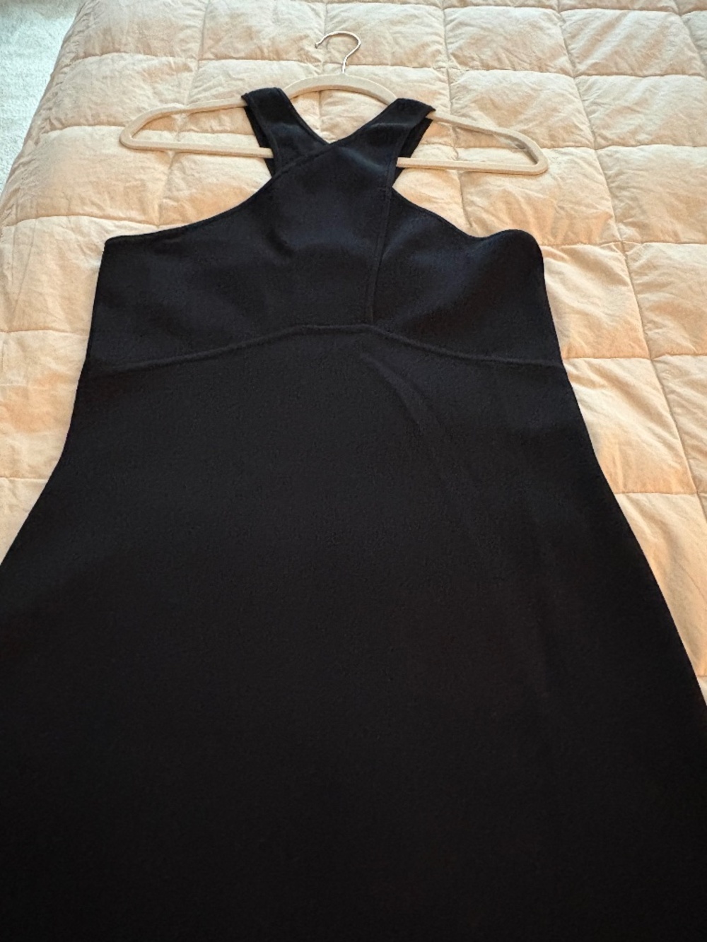 Polo Ralph Lauren Black Stretch Knit Halter Dress Women’s XL - Picture 2 of 7